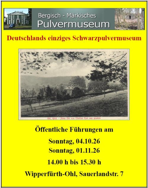 Pulvermuseum im Oktober